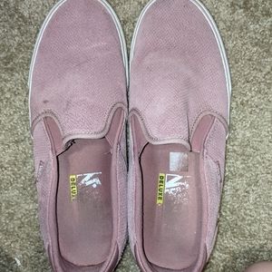 Size 11 pink soft Deluxe Vans